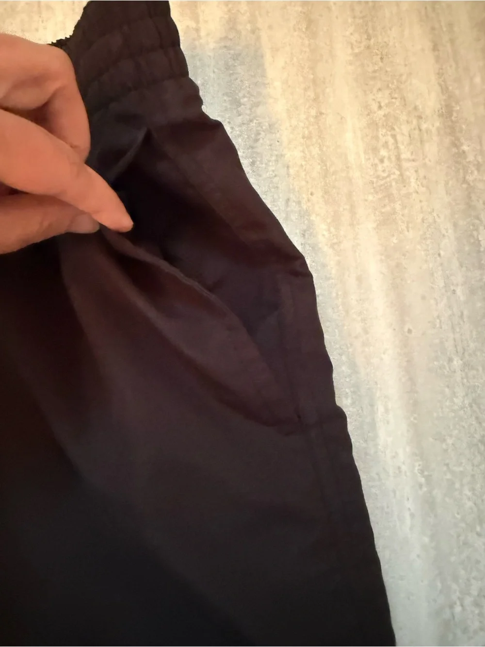 Nike men’s black swim trunks